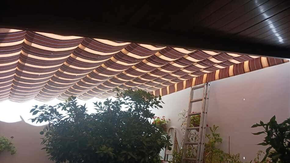 toldo para pérgola